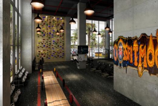 健身房裝修設(shè)計,深圳健身房裝修案例效果圖